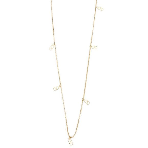 Valentino Vlogo Signature Necklace, Yellow